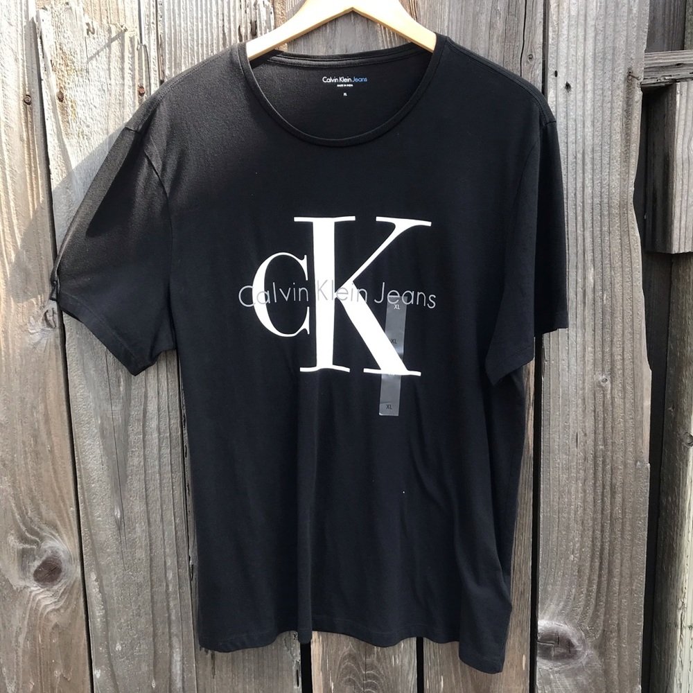 New Calvin Klein T Shirt 41QK961 Black 010